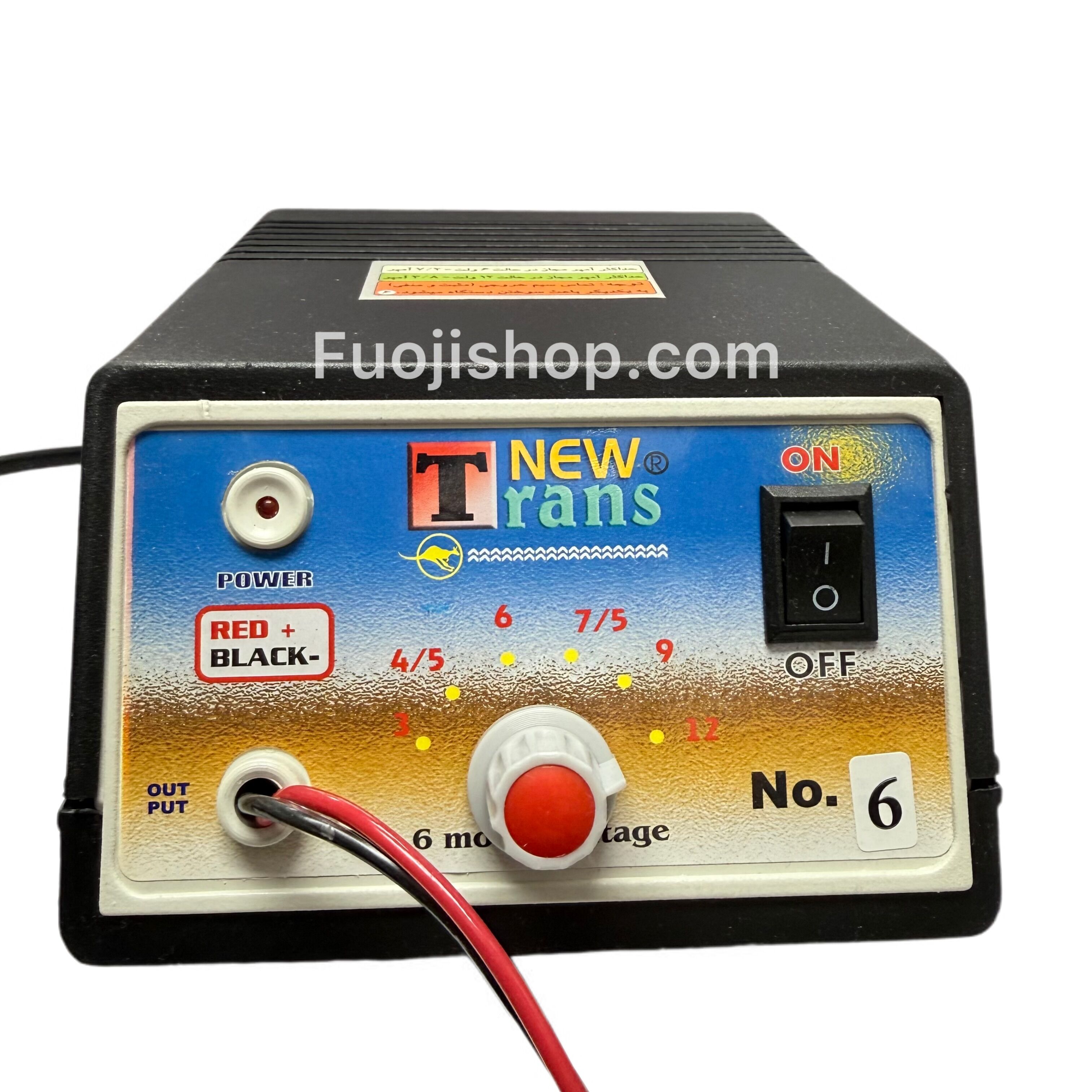 شارژر باتری نیوترانس 6 آمپر متغیر 3 تا 12 ولت 